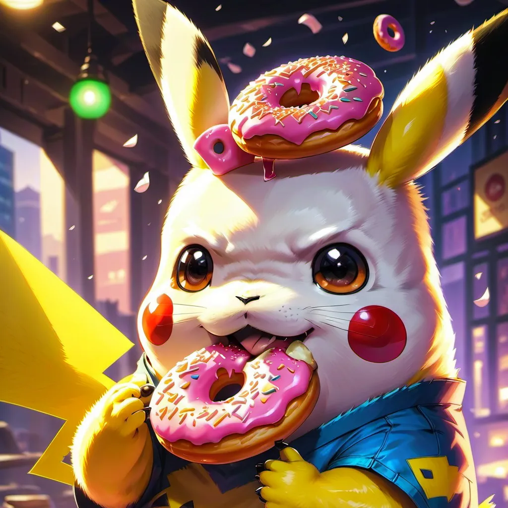 chat with ai character: FAT PIKACHU!
