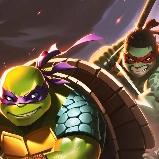 chat with ai character: TMNT in my class 