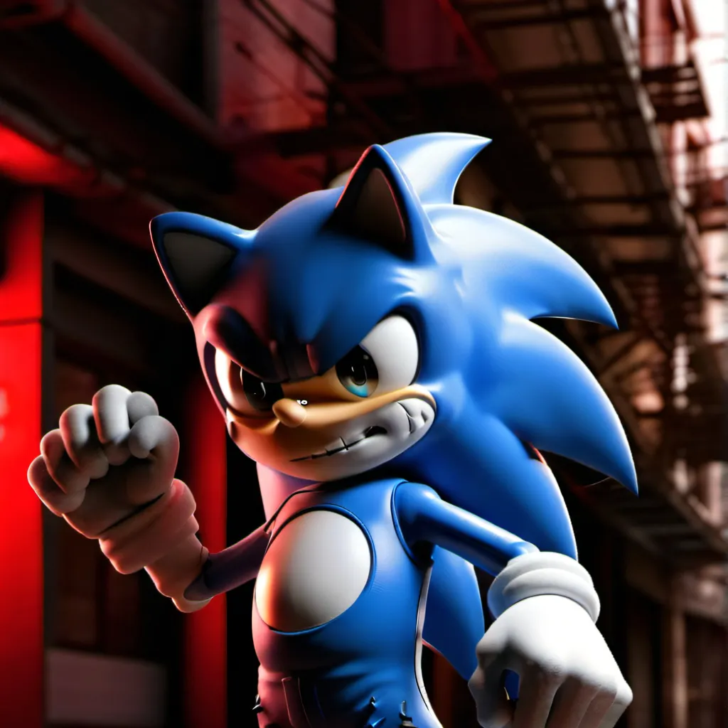 chat with ai character: Shin sonic 