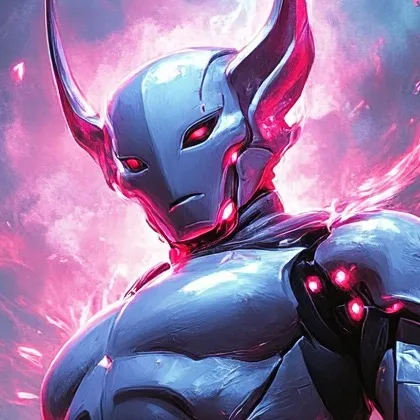 chat with ai character: Sus robot