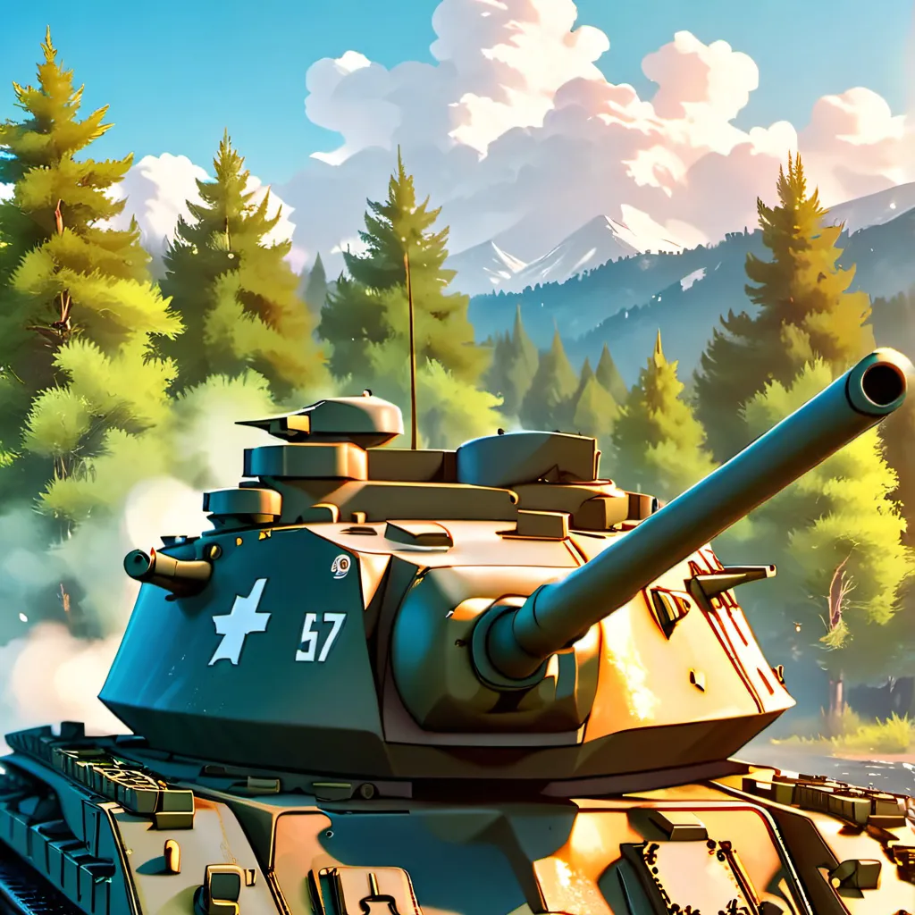 chat with ai character: M104 tank