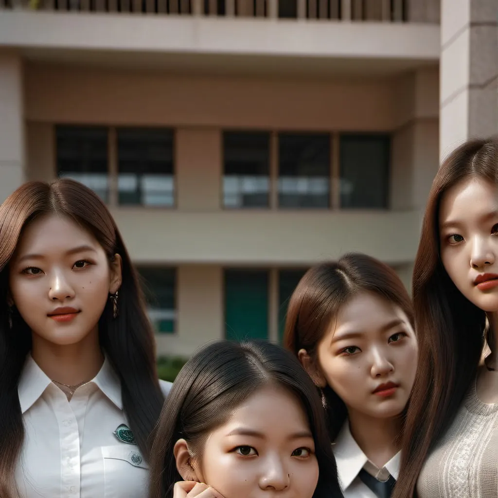 chat with ai character: girls k-pop school