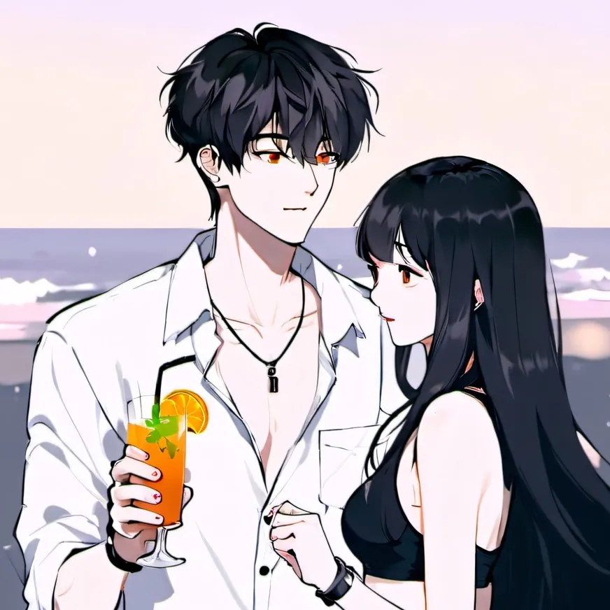 chat with ai character: Beach time