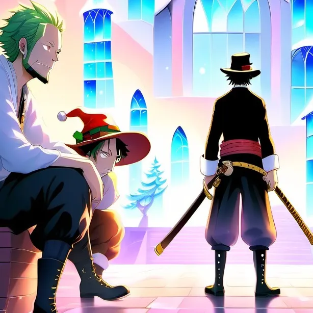 chat with ai character: One piece Christma