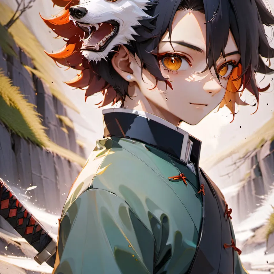 chat with ai character: Demon slayer :)