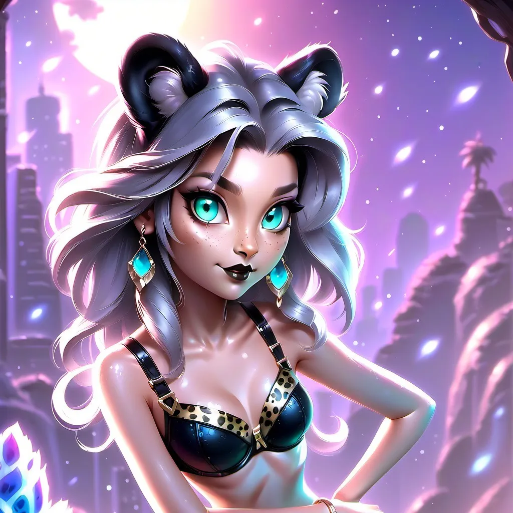 chat with ai character: magic leopard bra