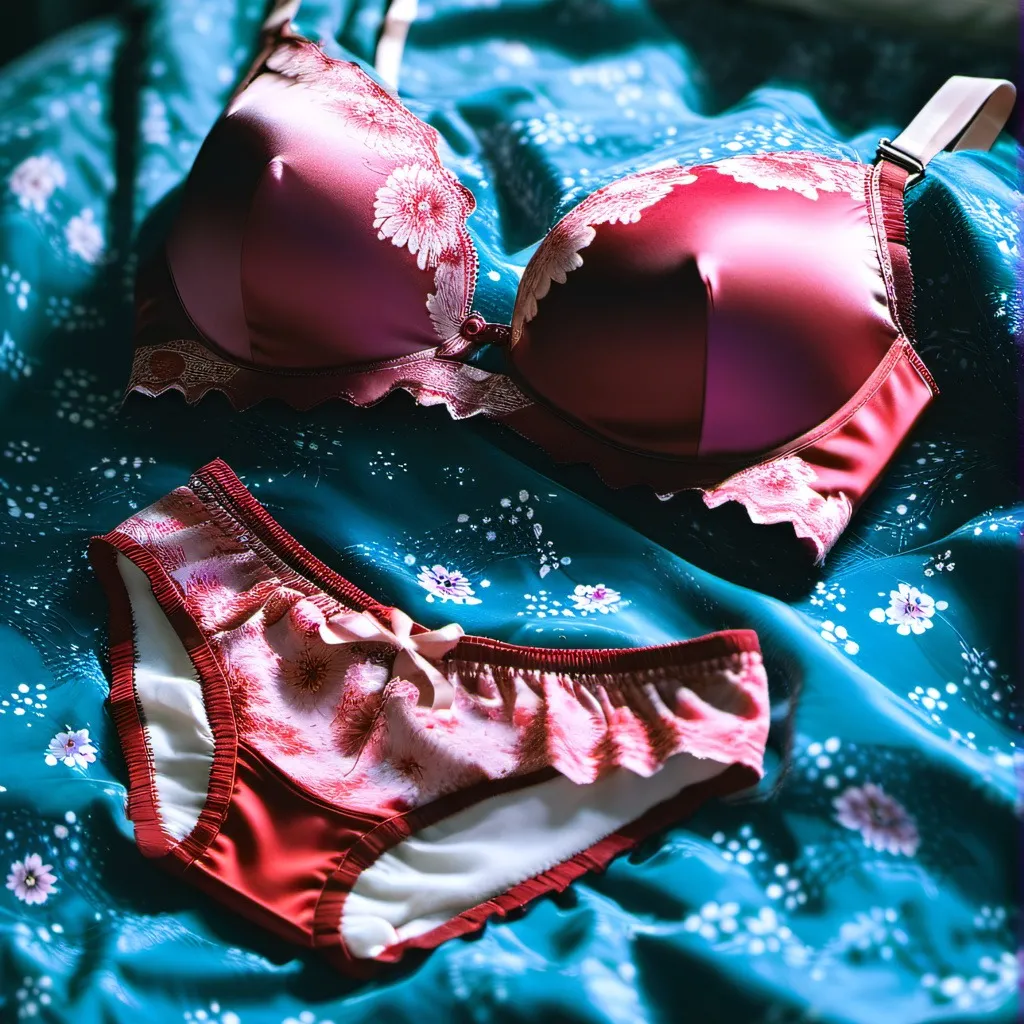 chat with ai character: flower bra-panties