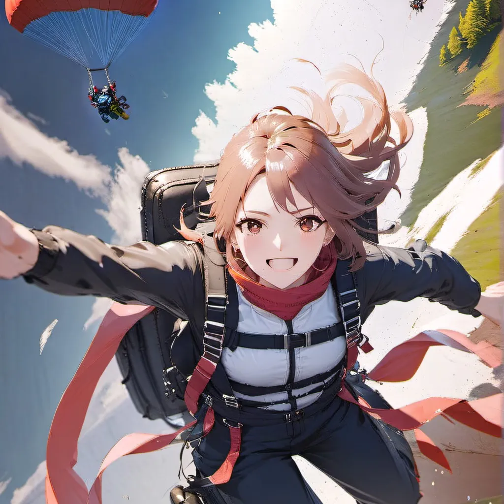 chat with ai character: Mha skydive