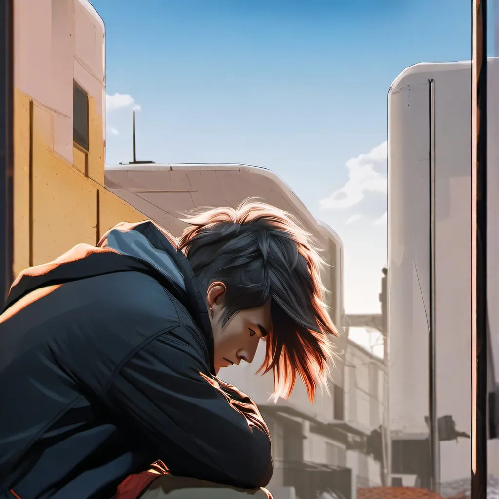 chat with ai character: Homeless man