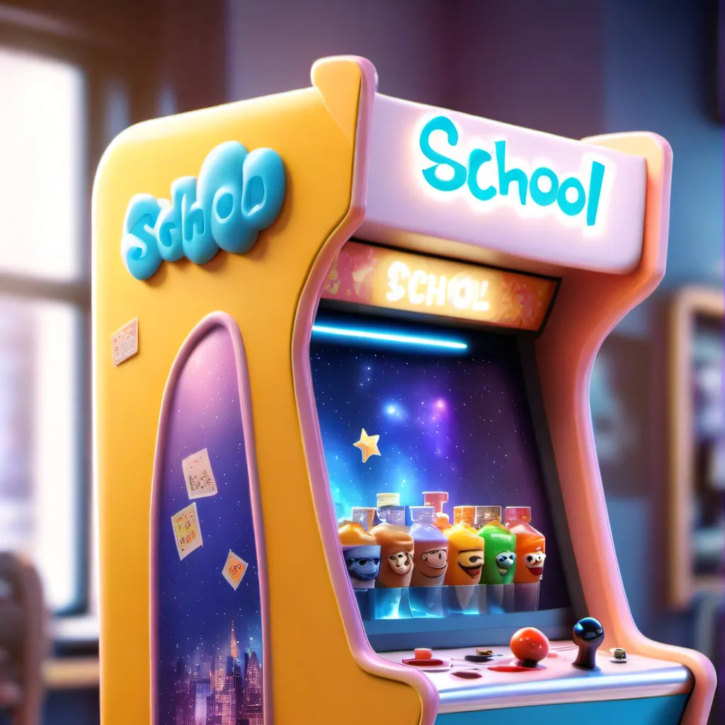 chat with ai character: Arcade School