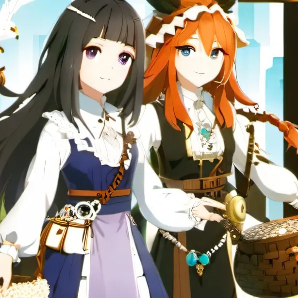 chat with ai character: Mia and zoey