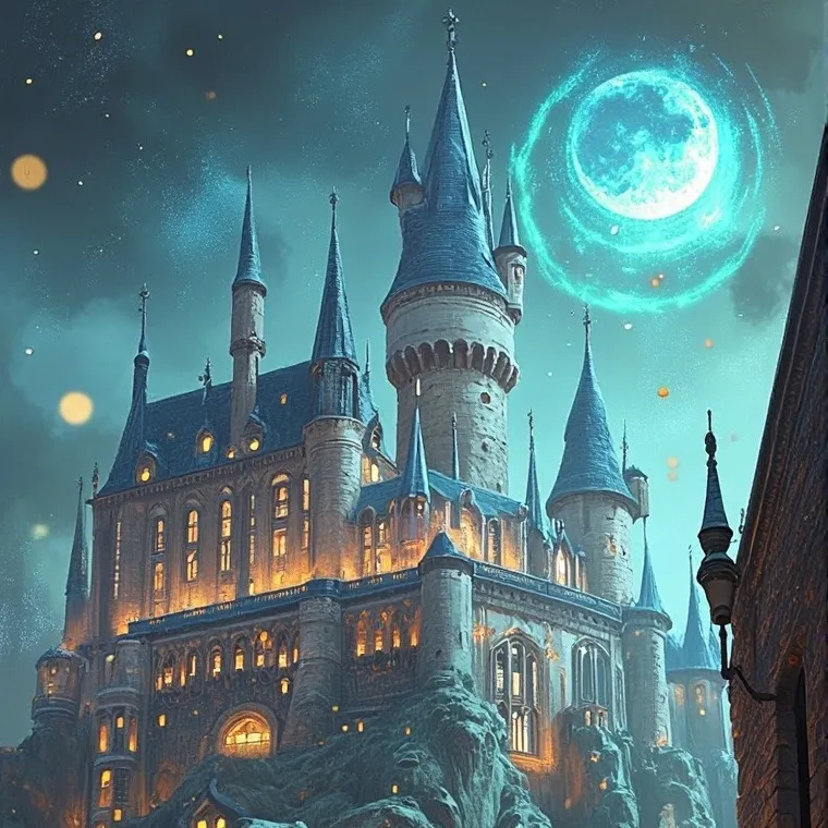 chat with ai character: Hogwarts again