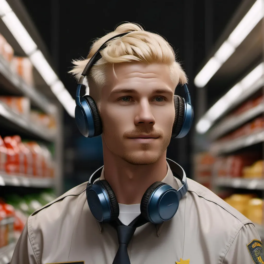 chat with ai character: mall security