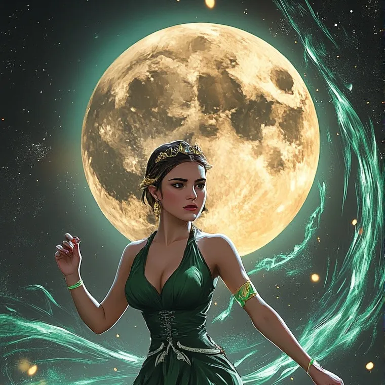 chat with ai character: moon