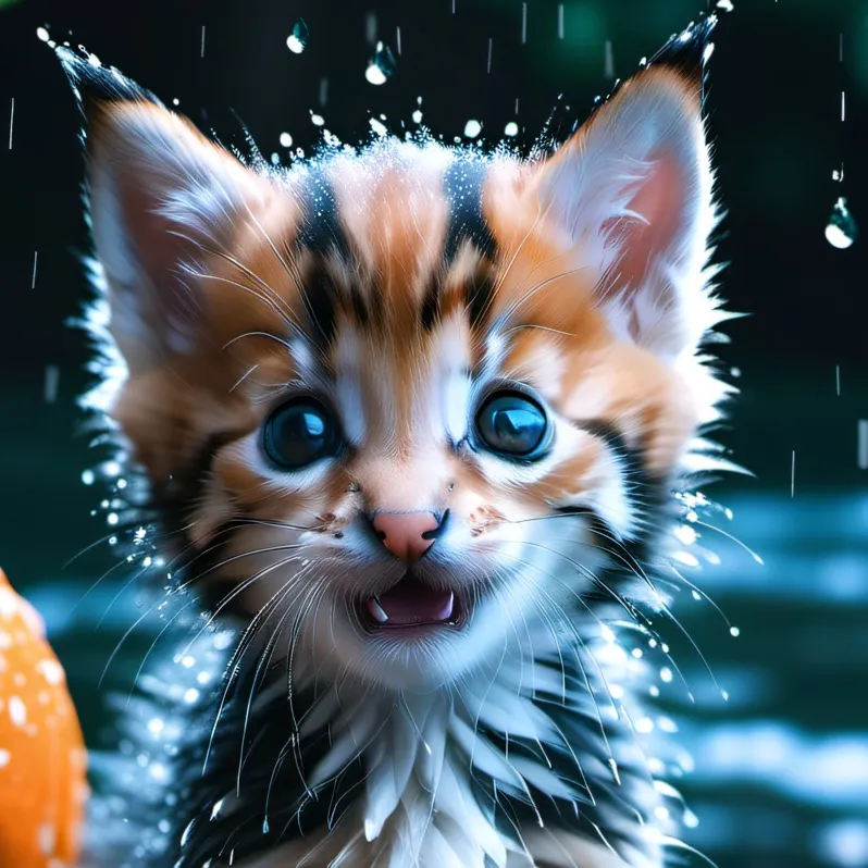chat with ai character: Little kitten