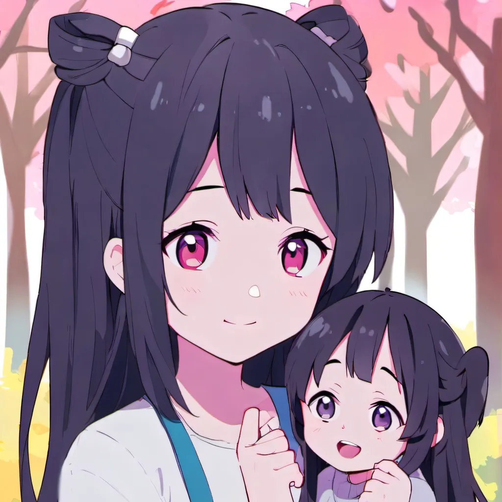 chat with ai character: mom and daughter