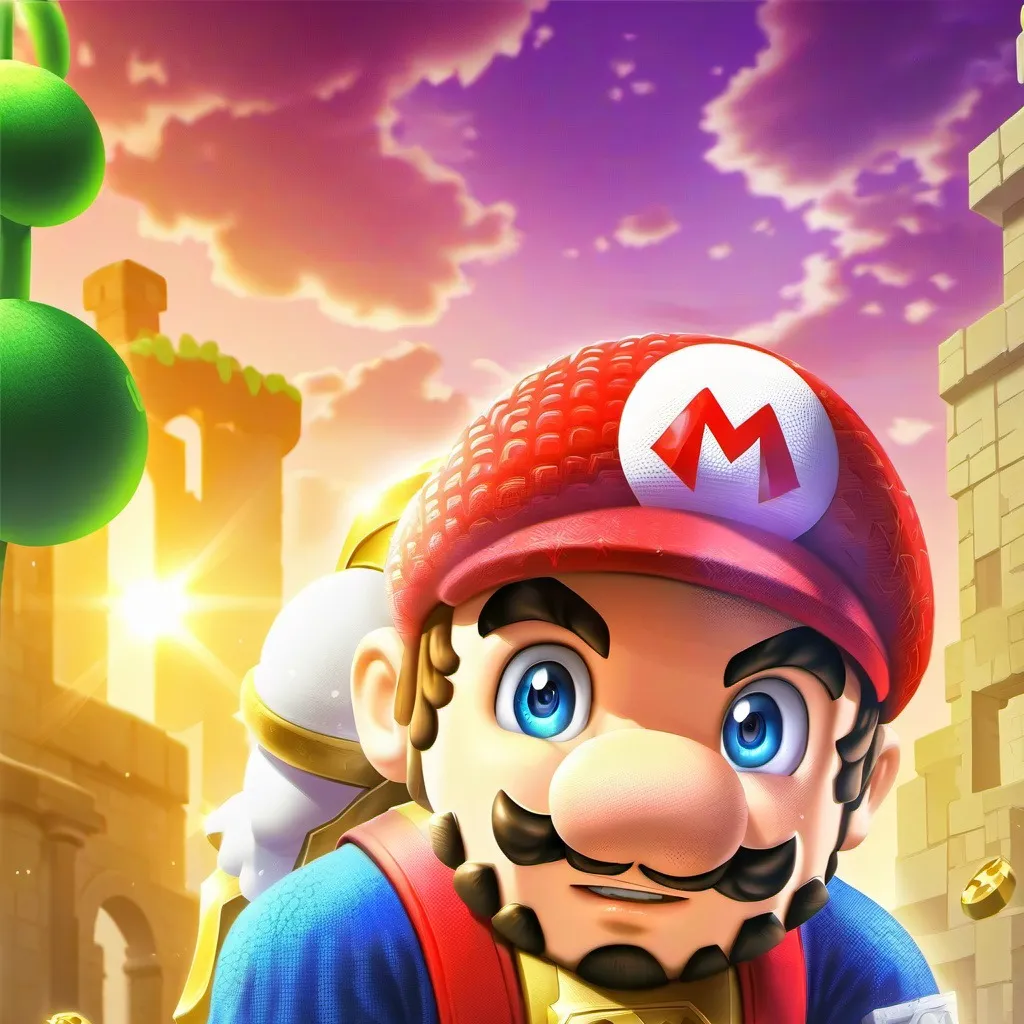 chat with ai character: fucked up mario