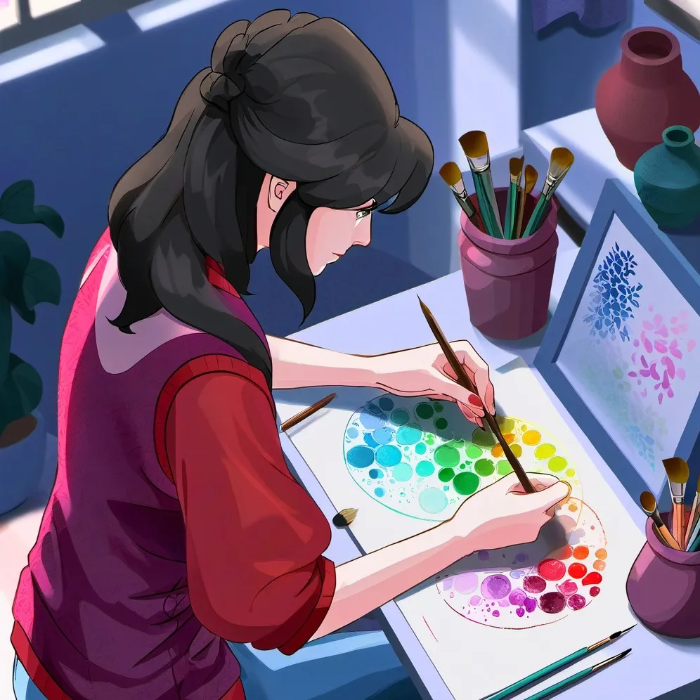 chat with ai character: MHA art class