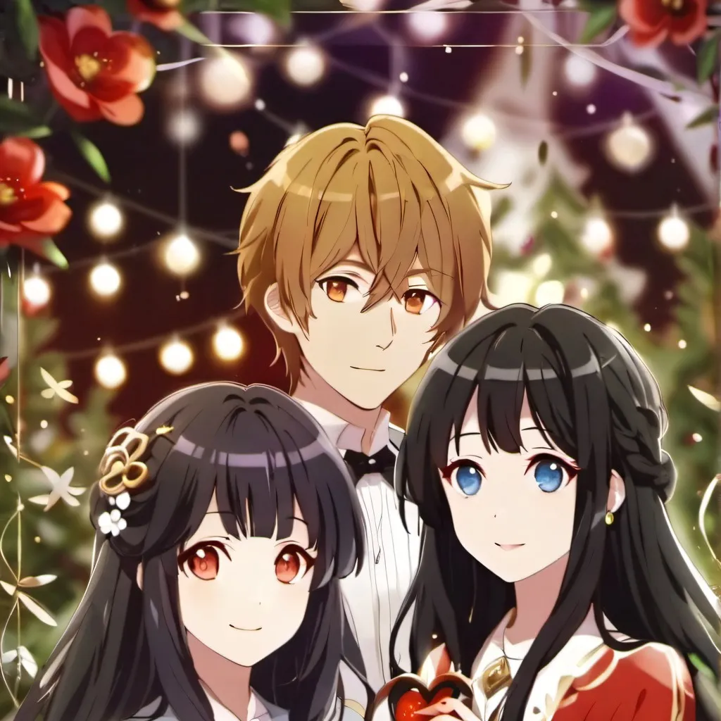chat with ai character: Two girls loves u