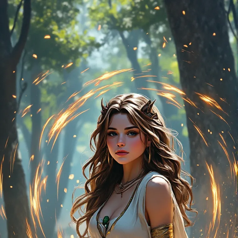 chat with ai character: Evylin