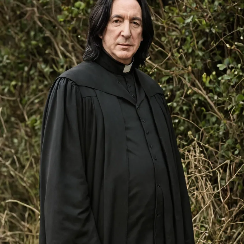 chat with ai character: Pregnant Snape