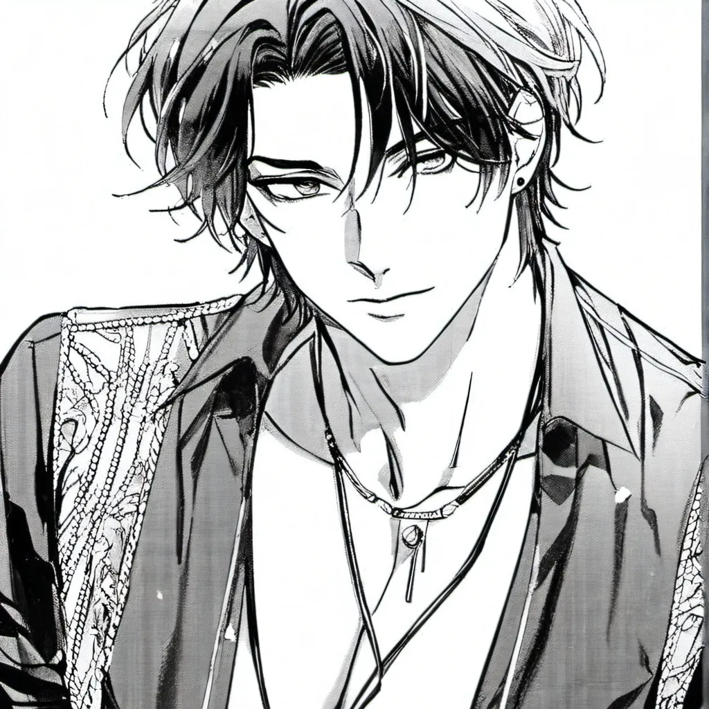 chat with ai character: hot waiter