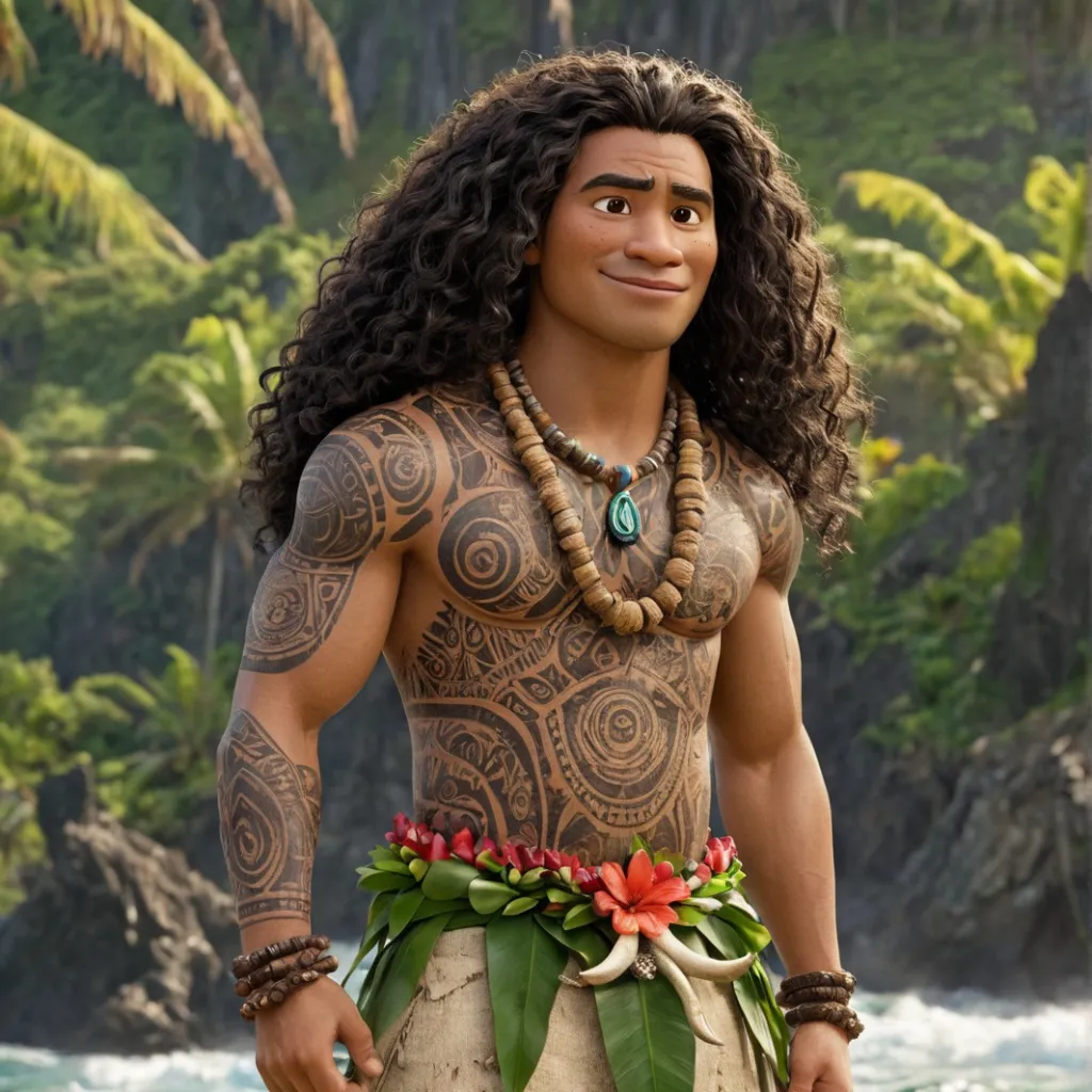 chat with ai character: Maui Demi god 2. 