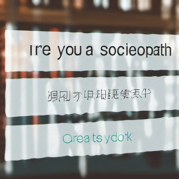 chat with ai character: Are you sociopath
