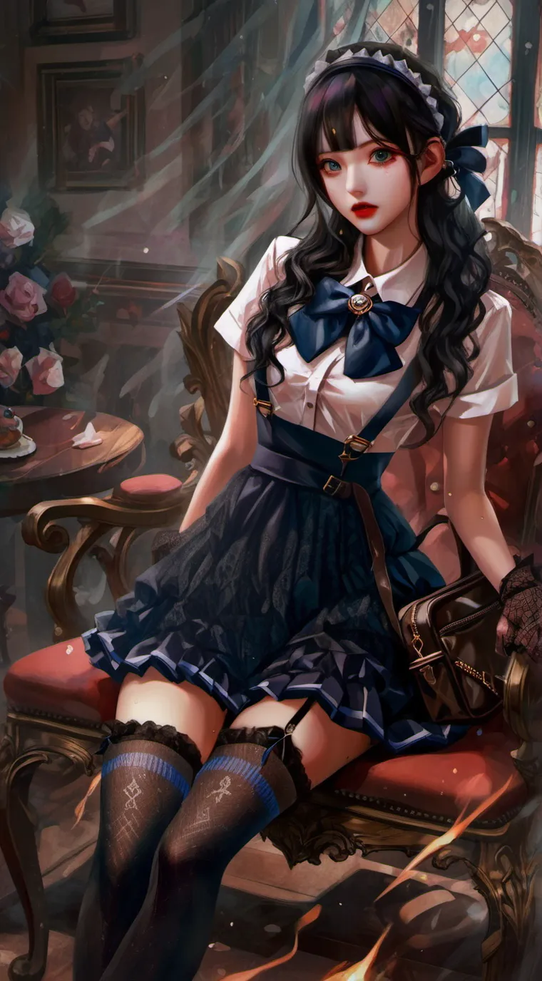 ai character: Luna background