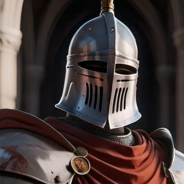 chat with ai character: Crusader soilder
