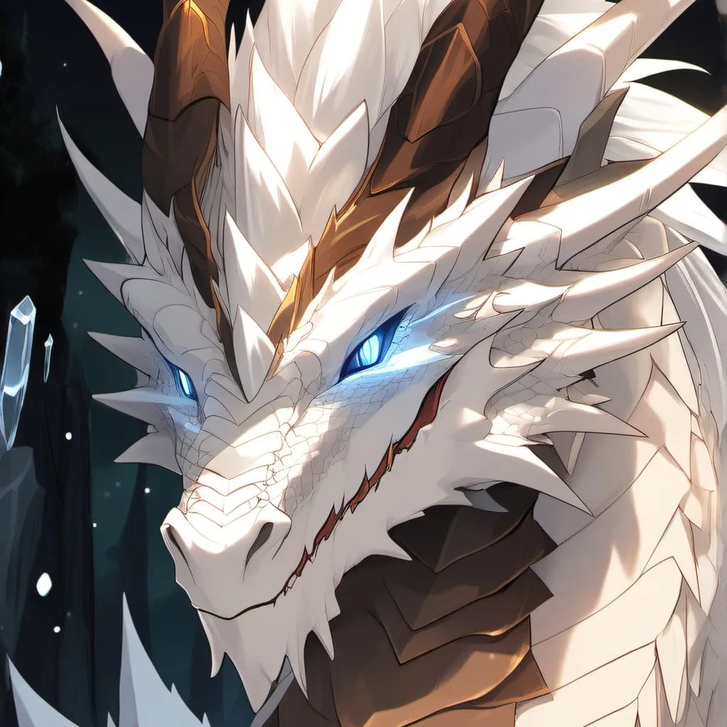 chat with ai character: white dragon