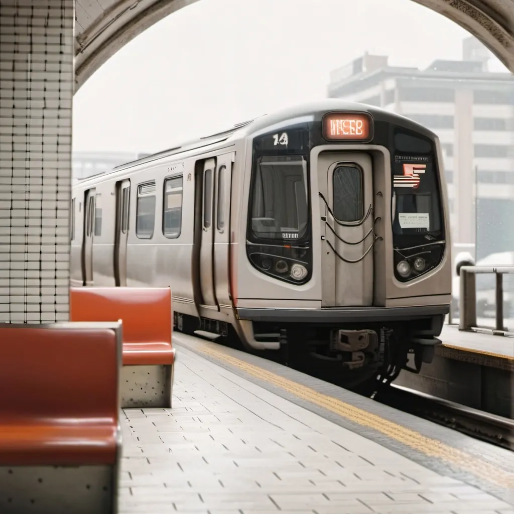 chat with ai character: R143 subway train
