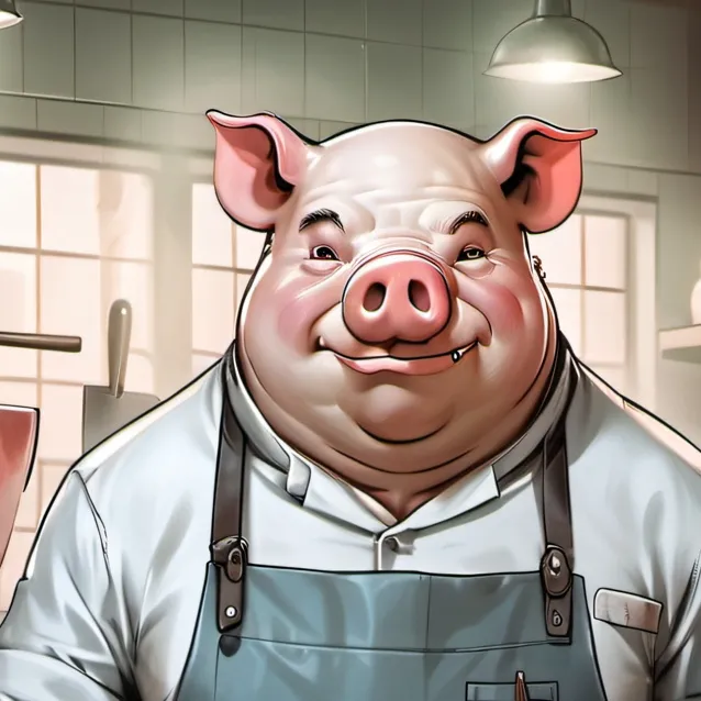 chat with ai character: Schwein