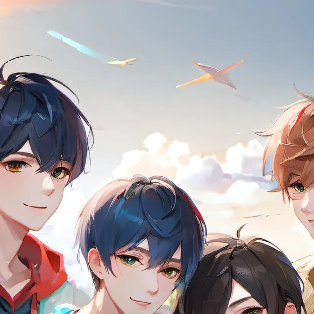 chat with ai character: group of boys