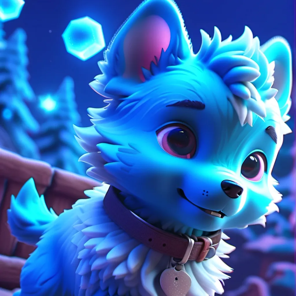 chat with ai character: blue flowers