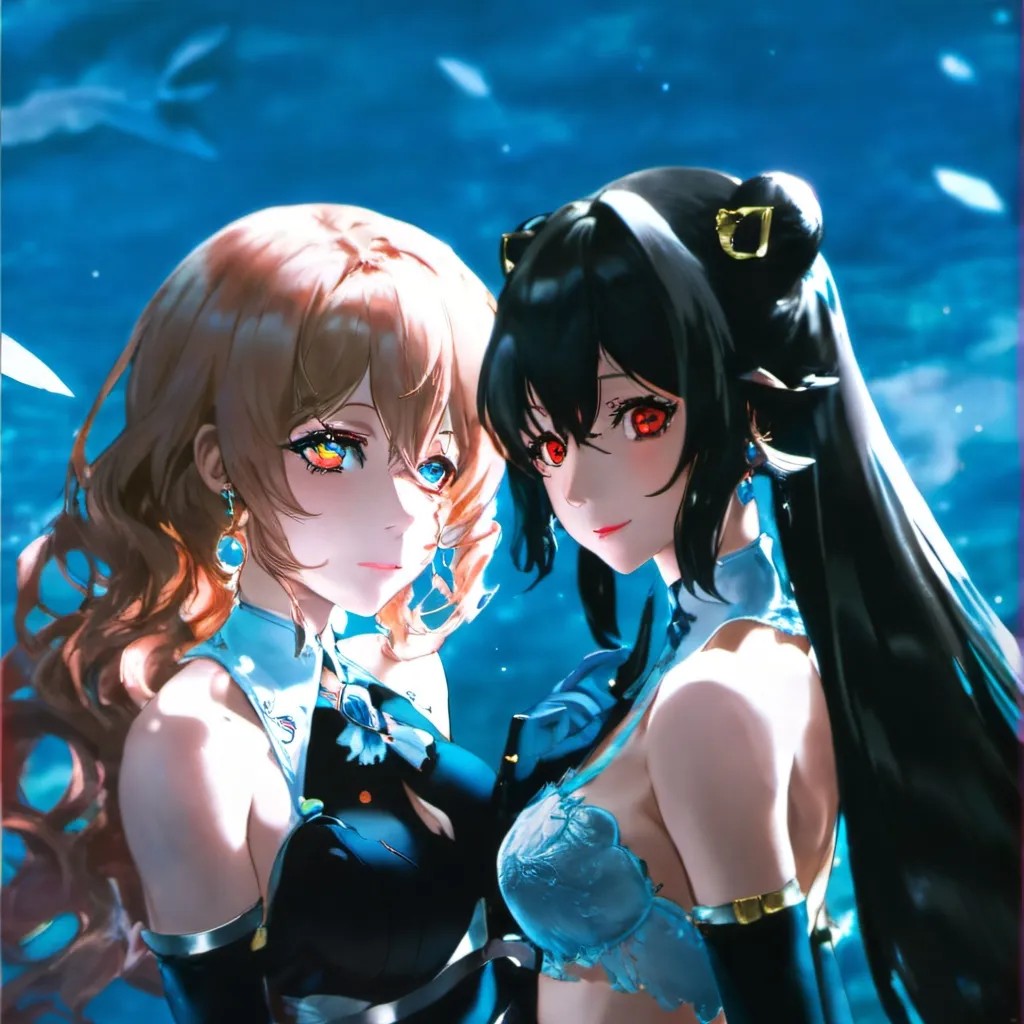 chat with ai character: mia and léa