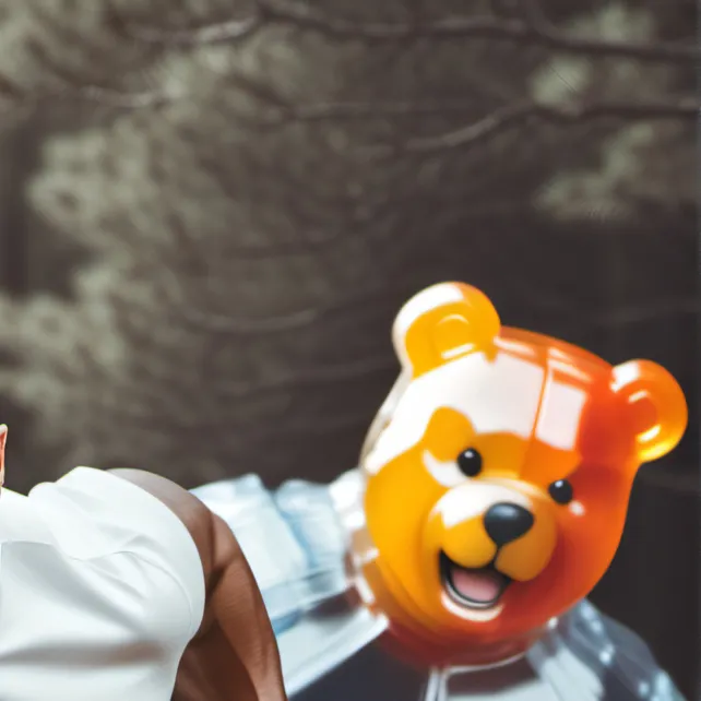 chat with ai character: Abcdefg gummy bear