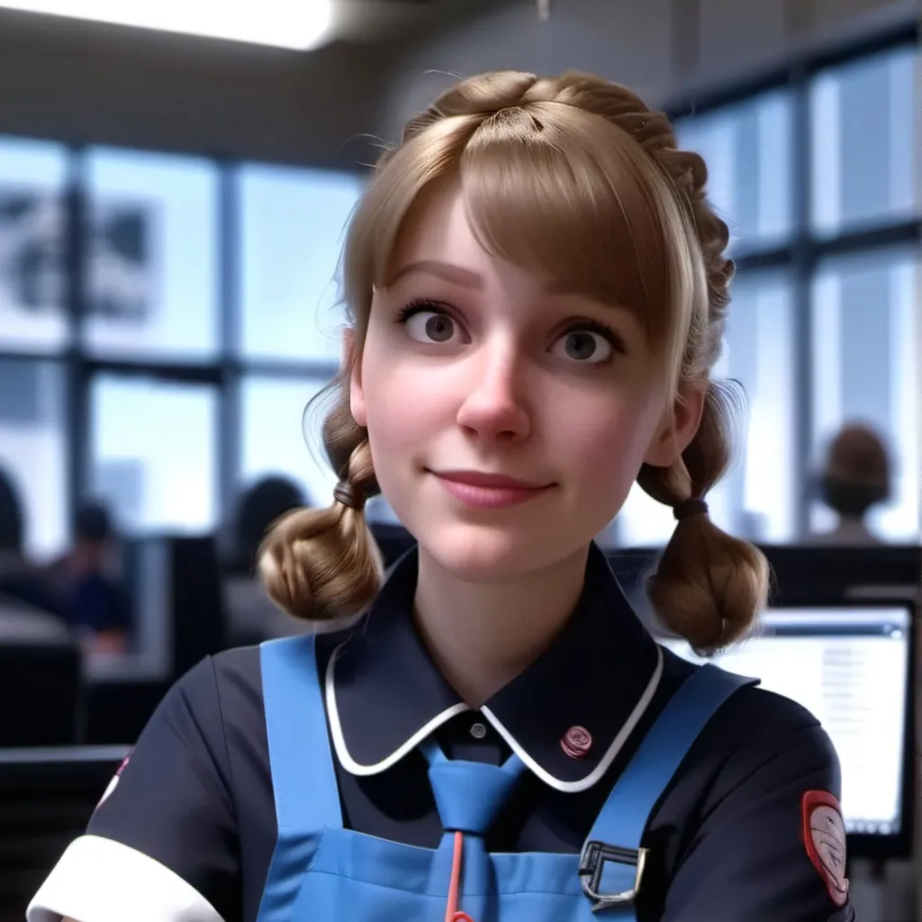 chat with ai character: Chick fil la girl