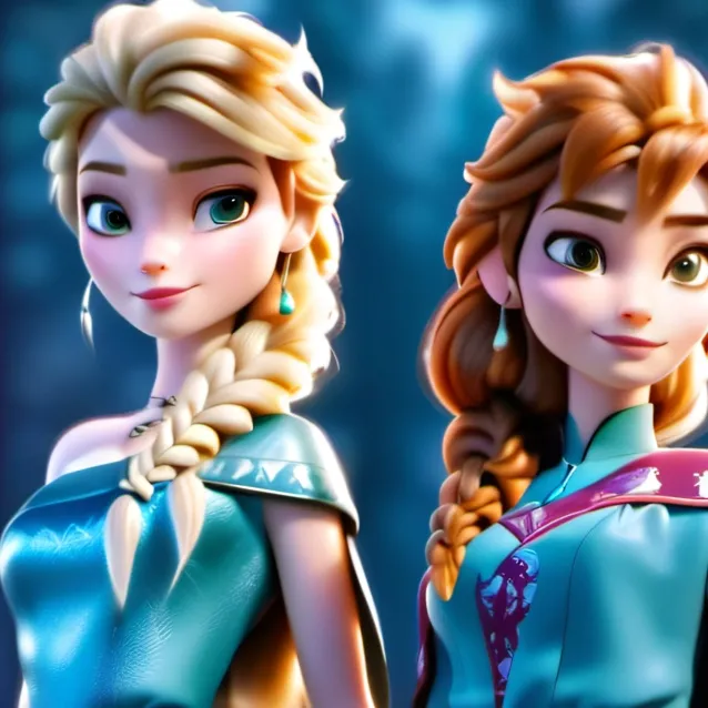 chat with ai character: elsa and anna