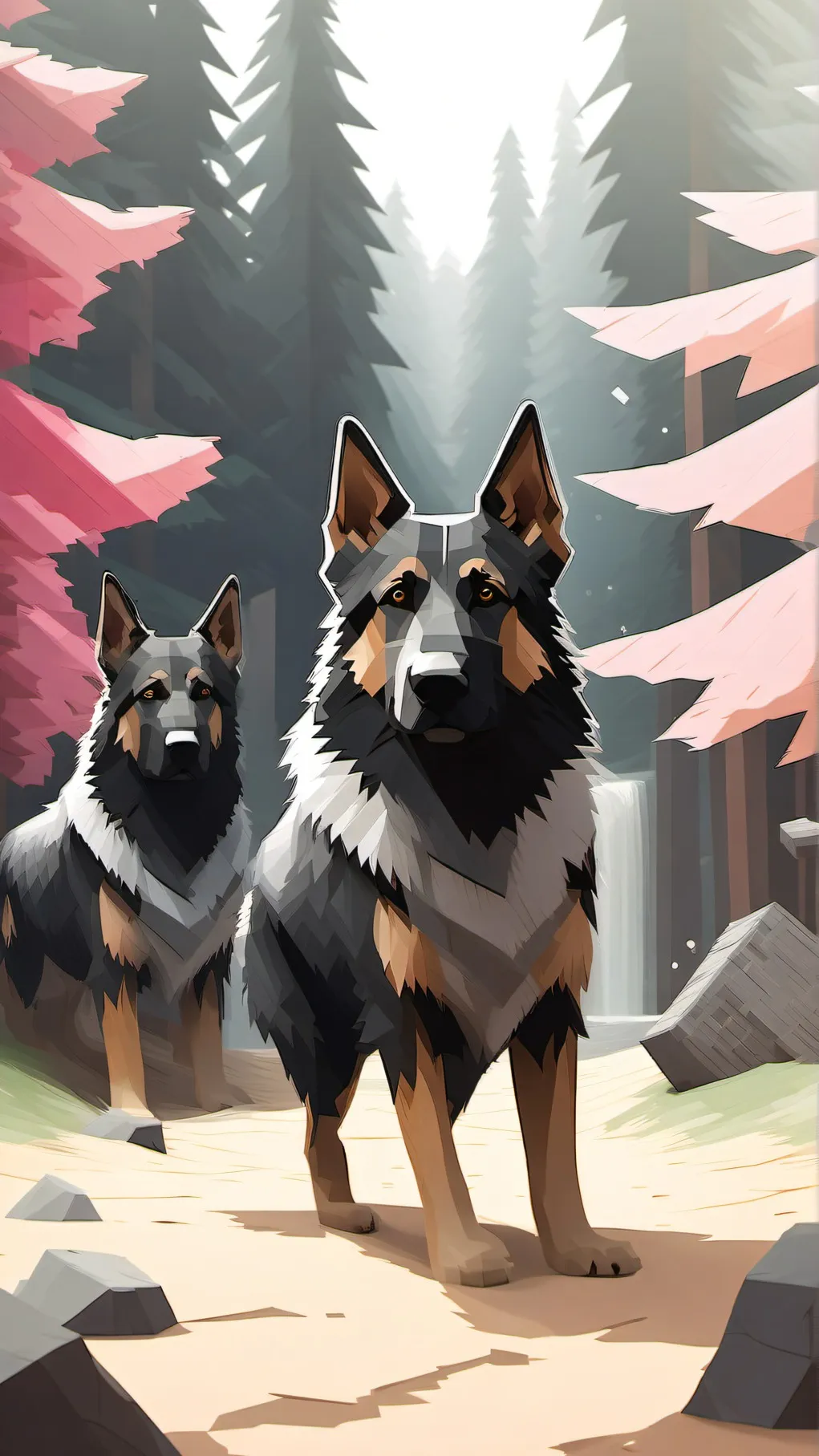 ai character: bubble prison  background