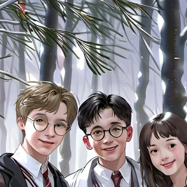 chat with ai character: Golden Trio HP