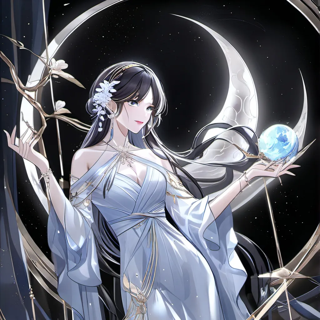 chat with ai character: moon goddess 