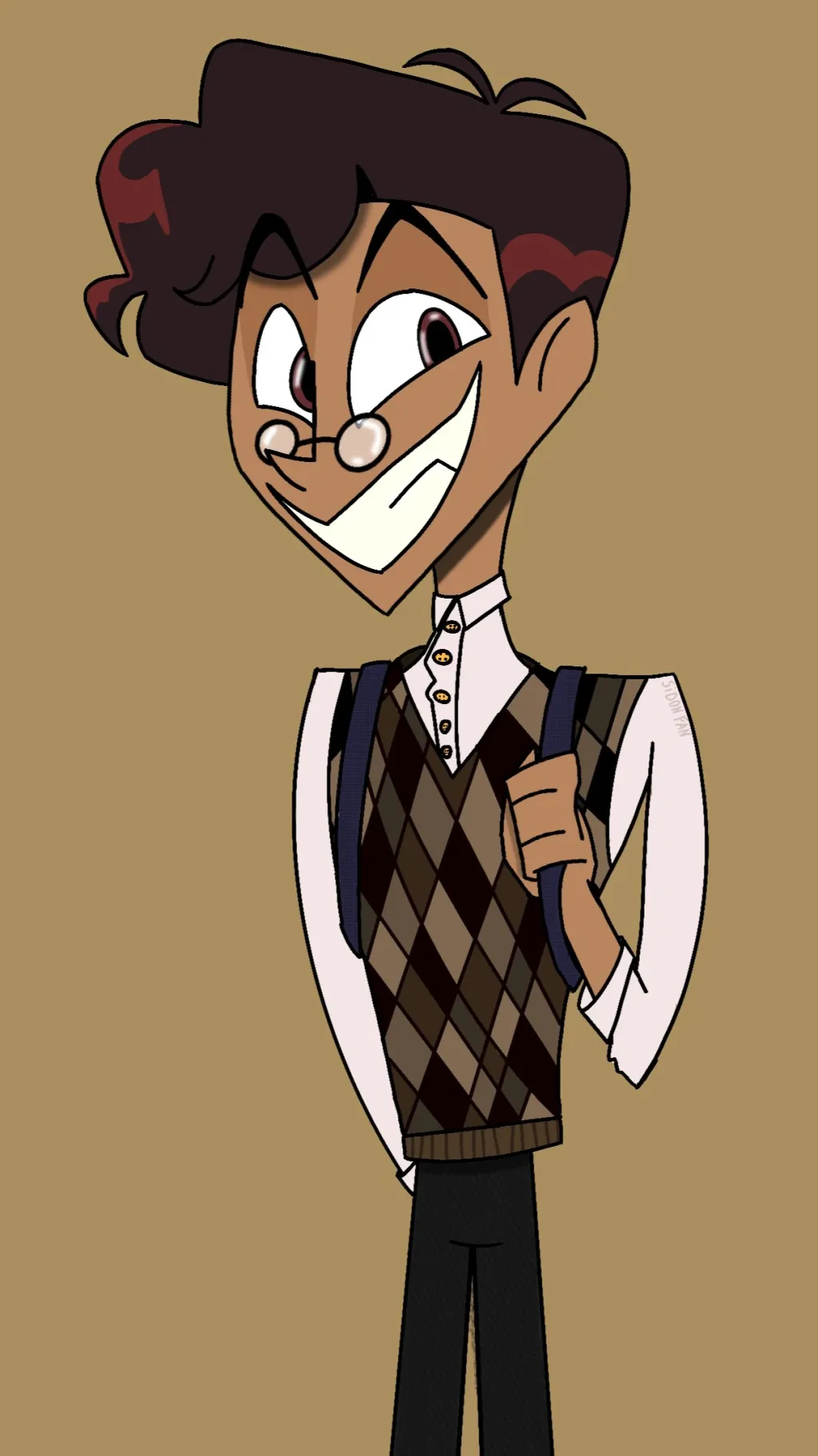 ai character: Alastor (HS AU) background