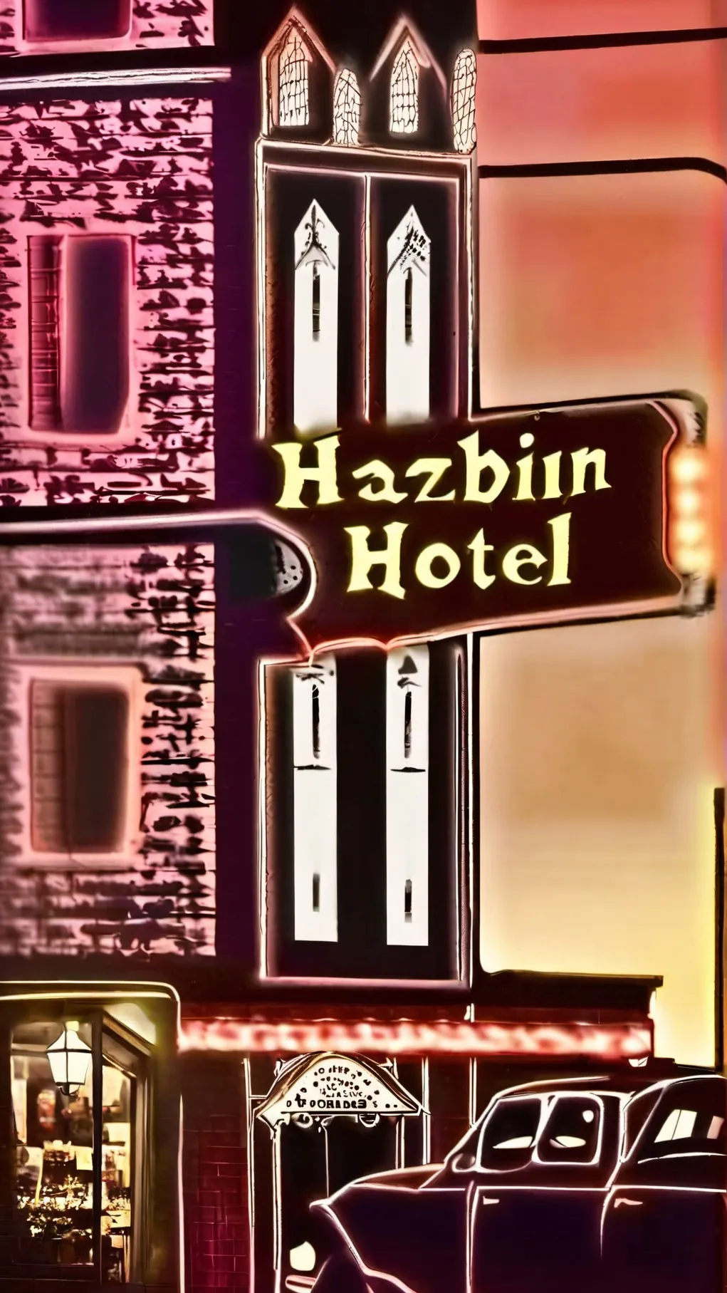 ai character: Hazbin Hotel background