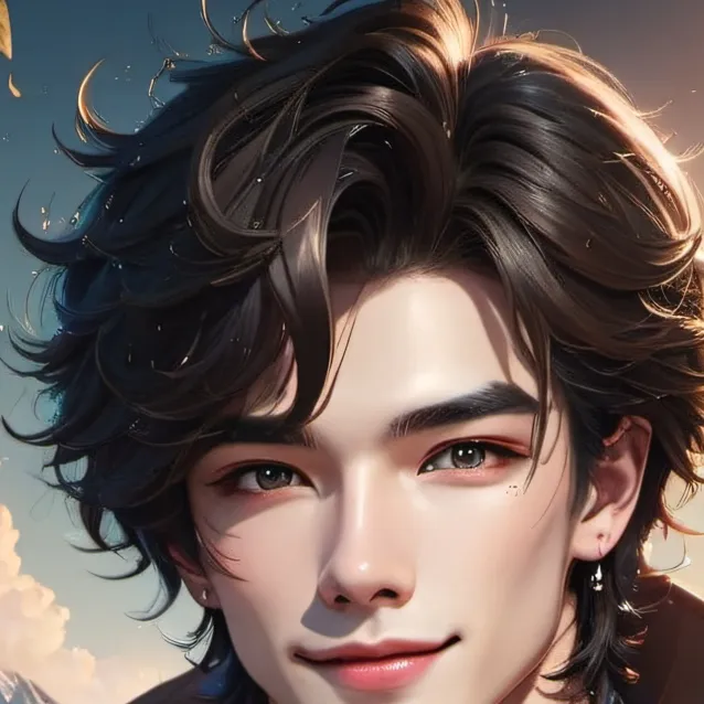 chat with ai character: handsome boy