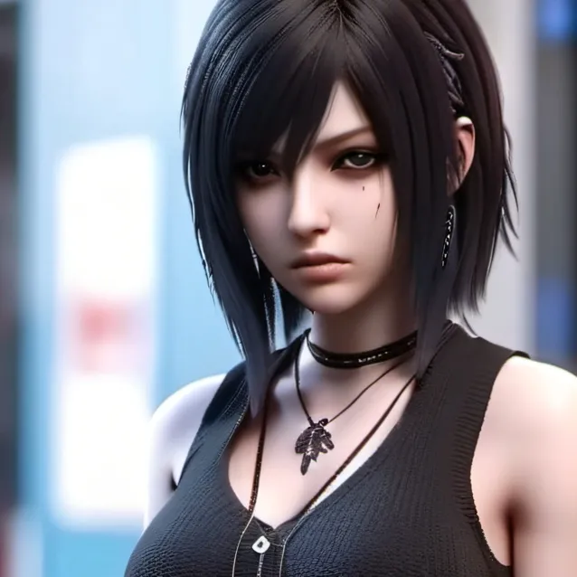 chat with ai character: cute lil emo 