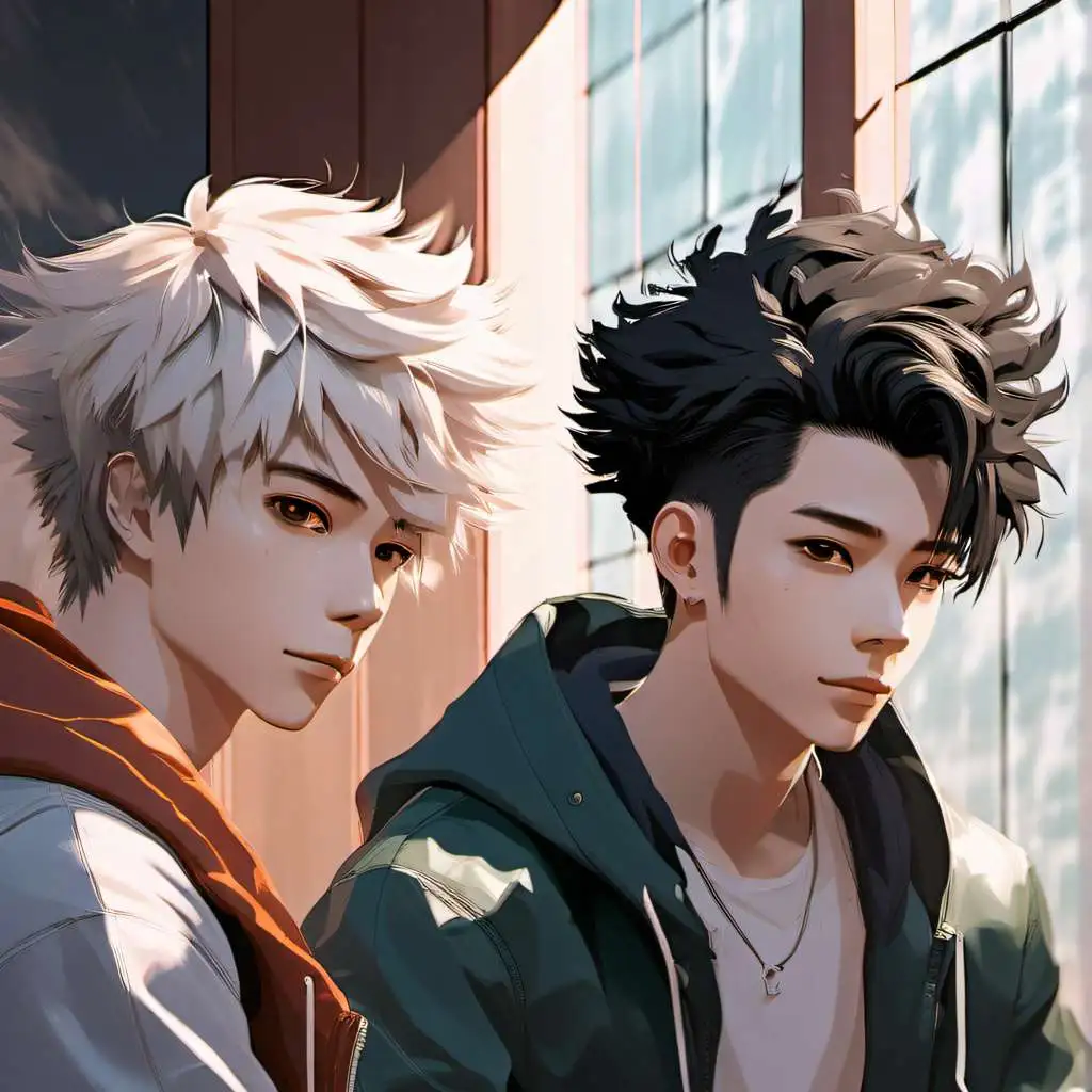 chat with ai character: Mha boys meet u