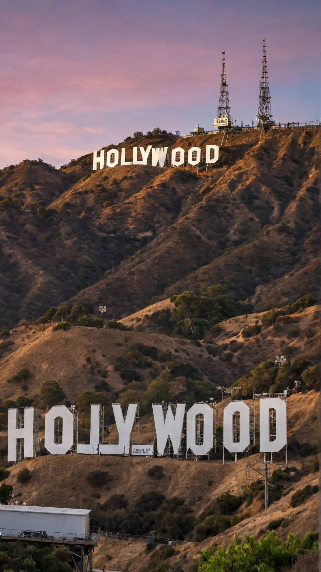ai character: Hollywood background