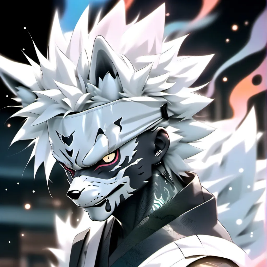 chat with ai character: Gojo wolf hybird