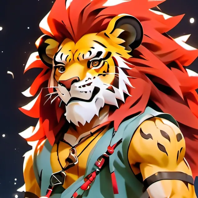 chat with ai character: lion gard